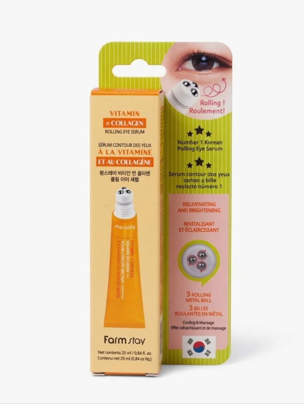Vitamin & Collagen Rolling Eye Serum